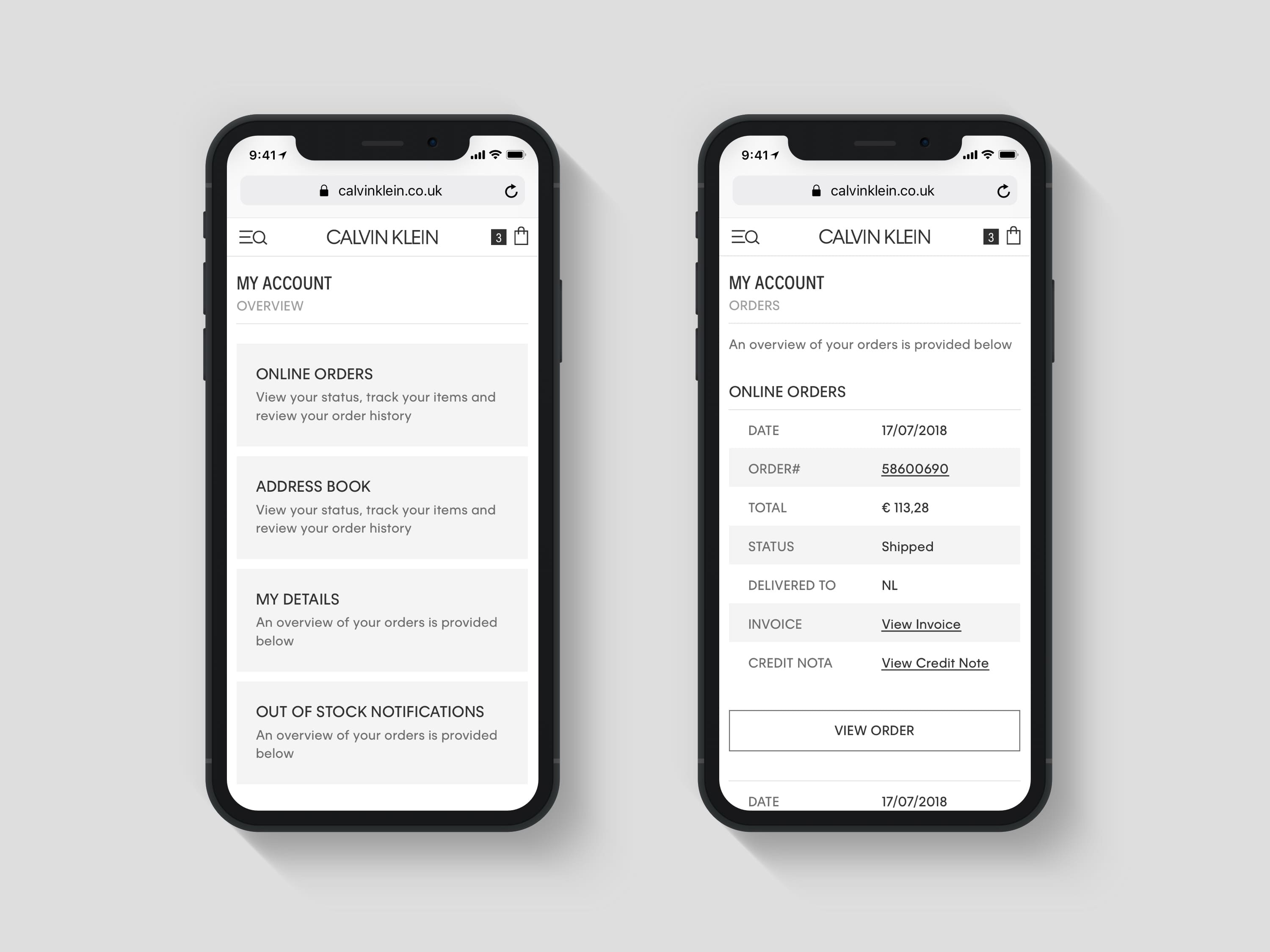 OLD) Designing a clearer account page – Product Designer | Bastiaan  Burghardt